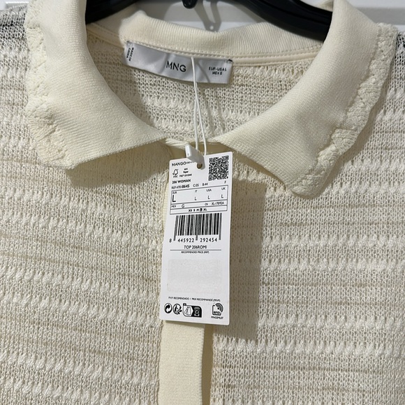 NWT MANGO Knitted Shirt - Picture 3 of 3